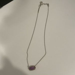 Kendra Scott Amethyst Pendant Necklace